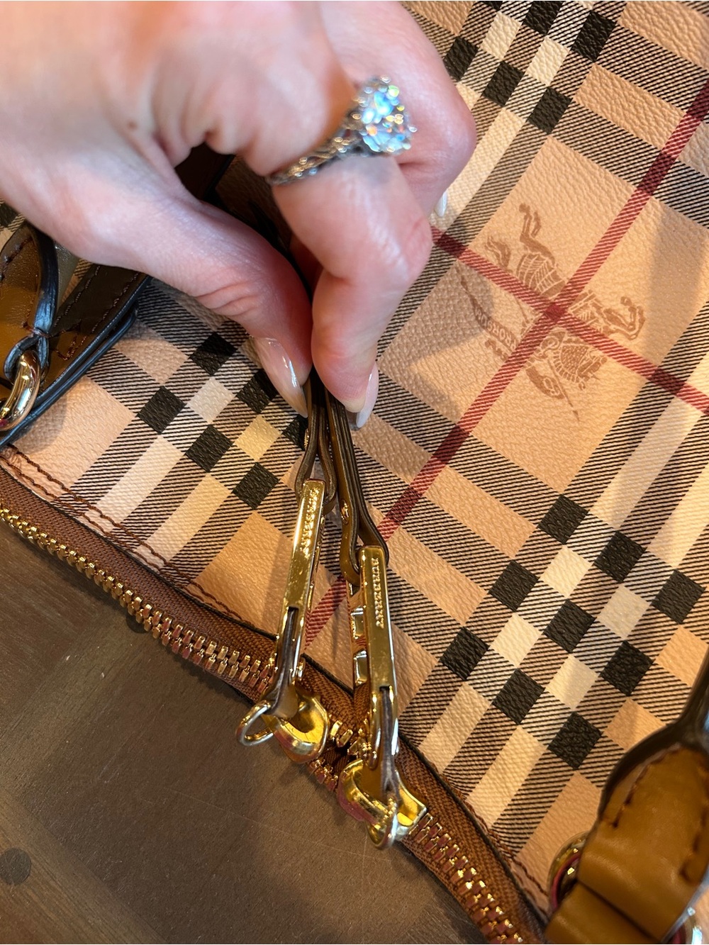 BURBERRY MEDIUM HAYMARKET CHECK SALISBURY BAG - Picture 14 of 15
